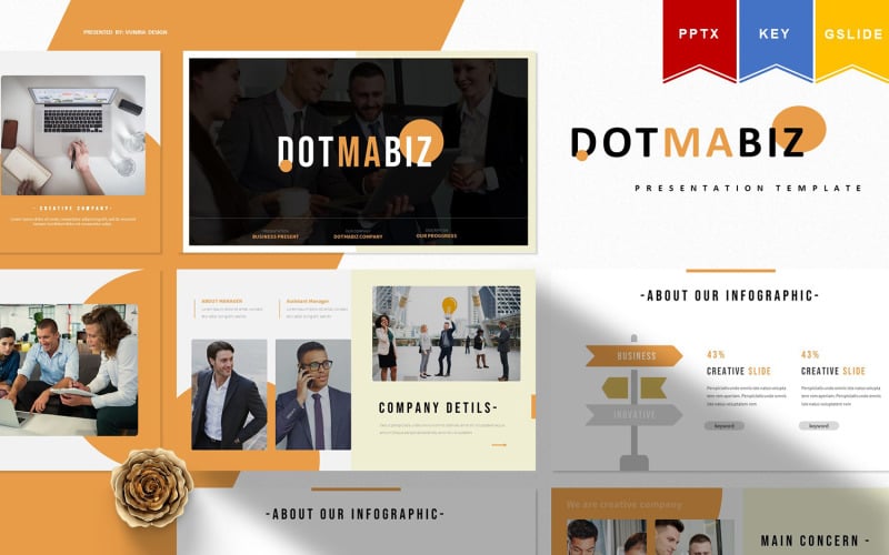 dotmabiz keynote googleslide powerpoint template original