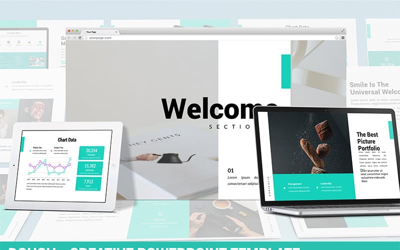 dough creative powerpoint template original