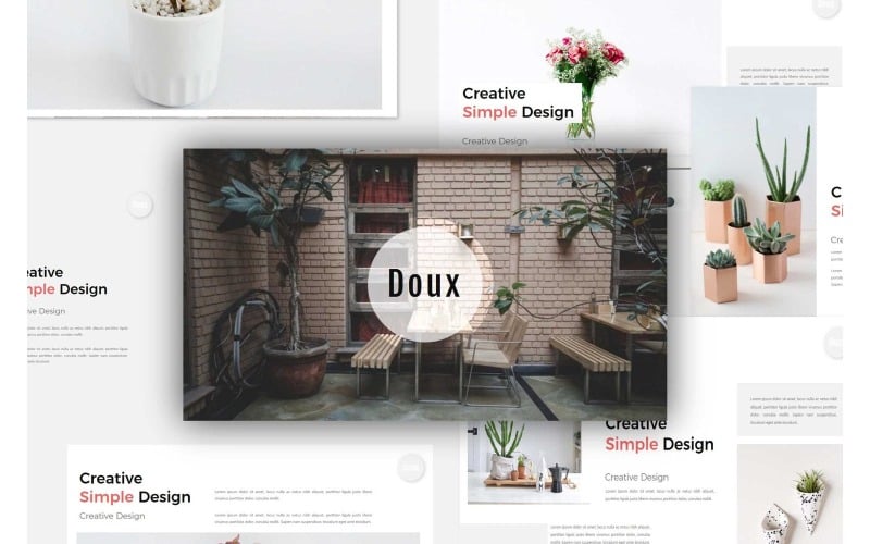 doux multipurpose powerpoint template original