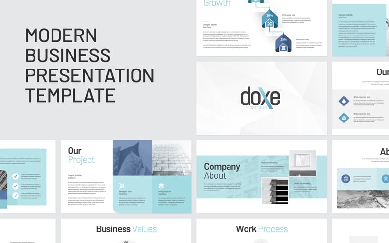doxe business powerpoint template original