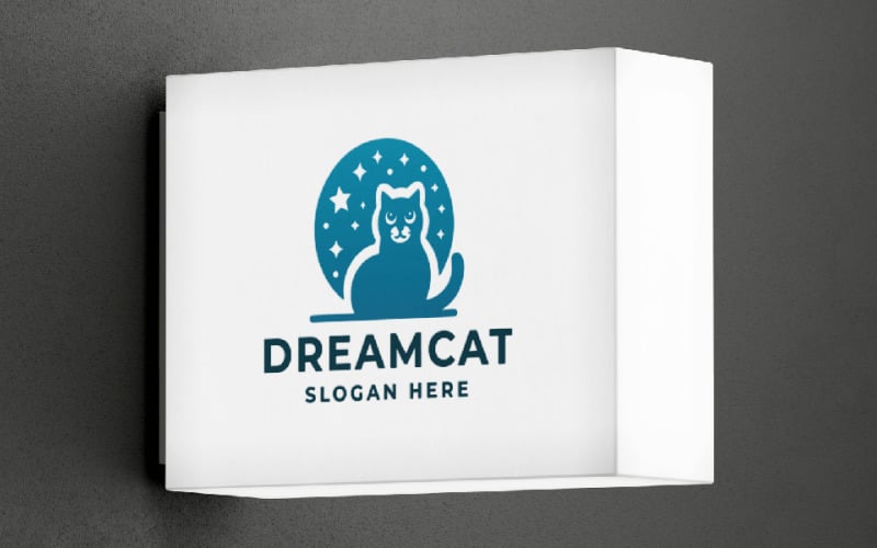 dream cat pet professional logo original