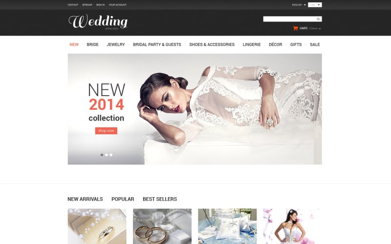 dream wedding prestashop theme original