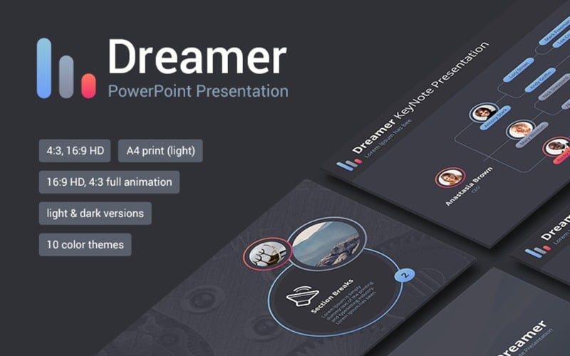 dreamer powerpoint template original