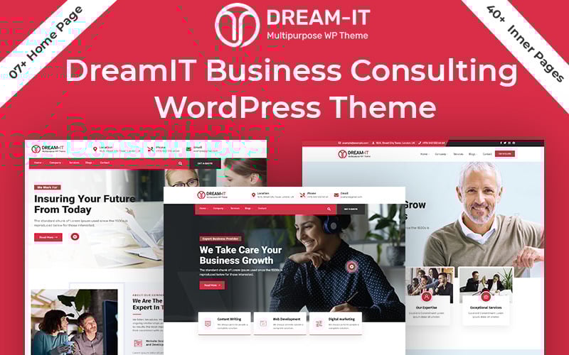 dreamit consulting service wordpress theme original