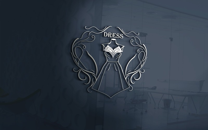 dress modern logo vector file original