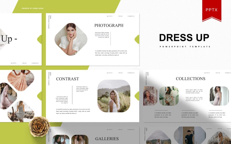 dress up powerpoint template original