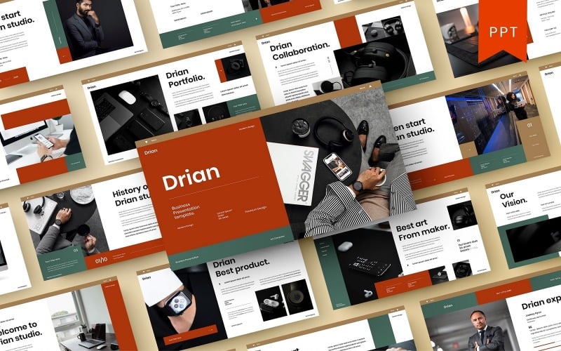 drian business powerpoint template original