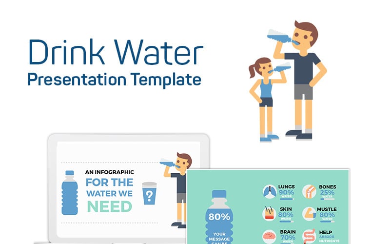 drink water powerpoint template original