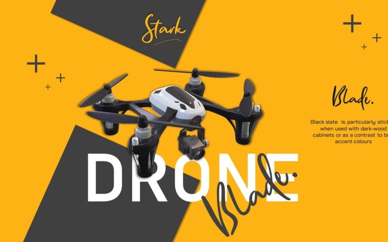 drone infographic pack presentation asset powerpoint template original