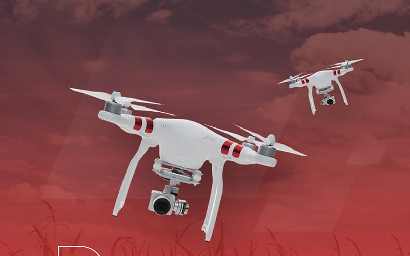 droneva technology powerpoint template original