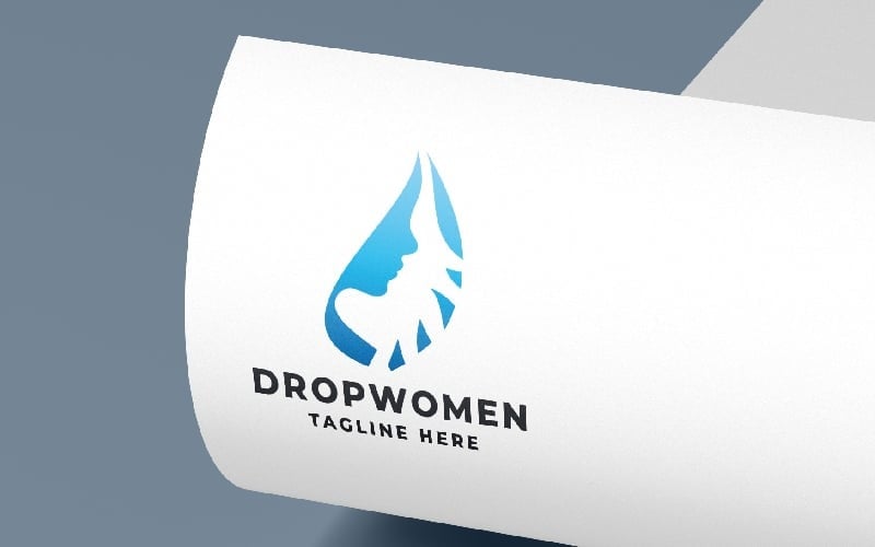 drop women pro logo template original