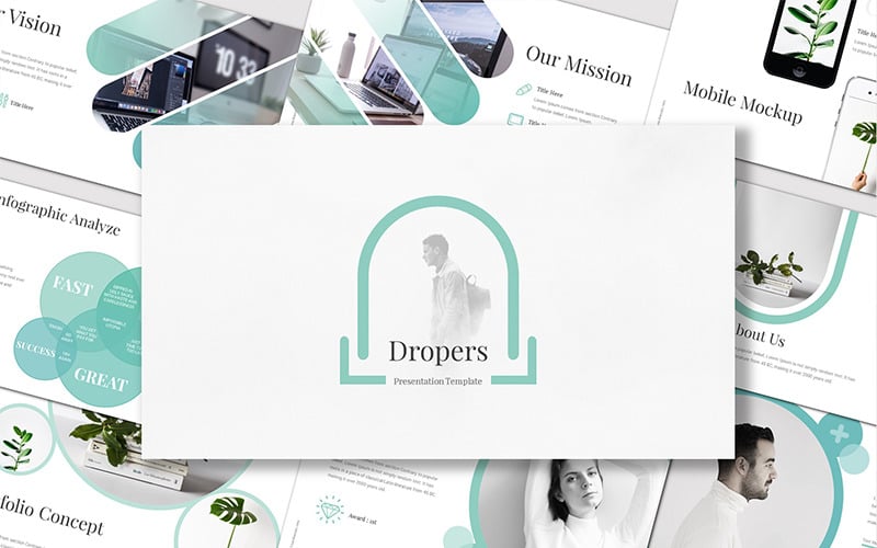 dropers powerpoint template original