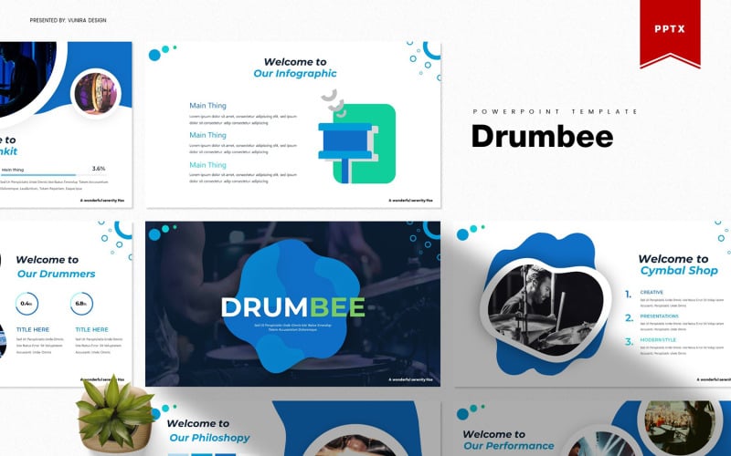 drumbee powerpoint template original