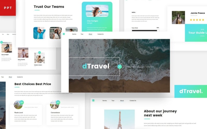 dtravel travel powerpoint original
