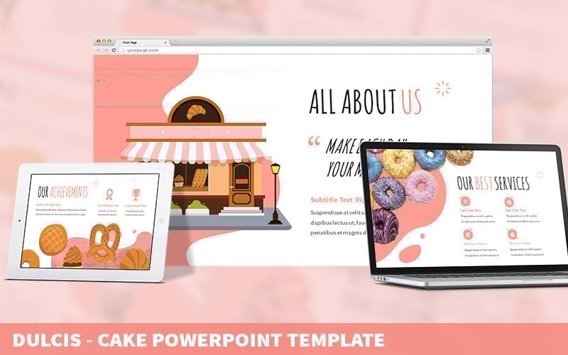 dulcis cake powerpoint template original