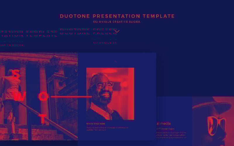 duotone powerpoint template original