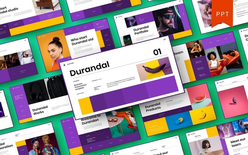 durandal business powerpoint template original