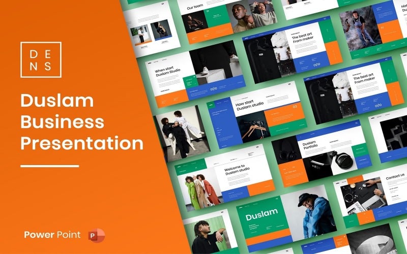 duslam busines powerpoint template original