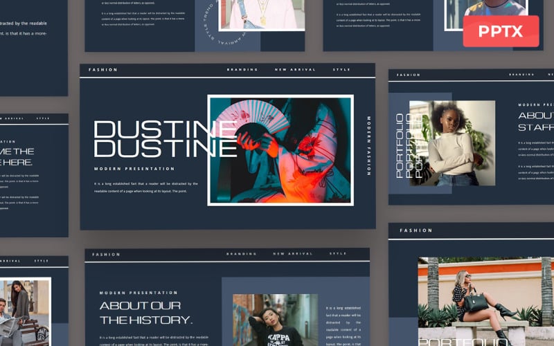 dustine powerpoint presentation template original