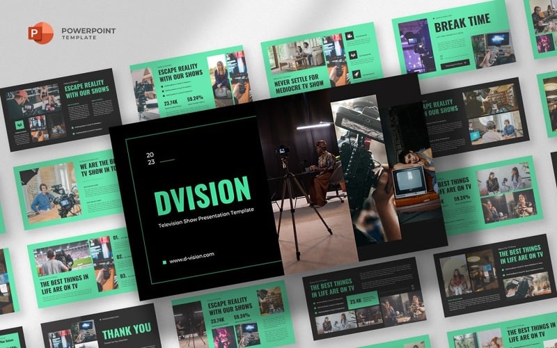 dvision tv show powerpoint template original