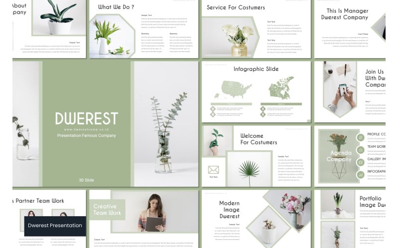dwerest powerpoint template original