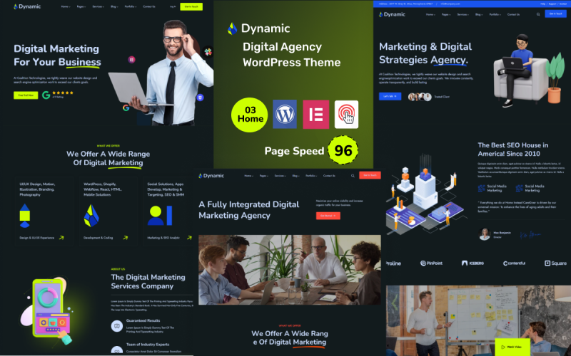 dynamic digital agency wordpress theme original