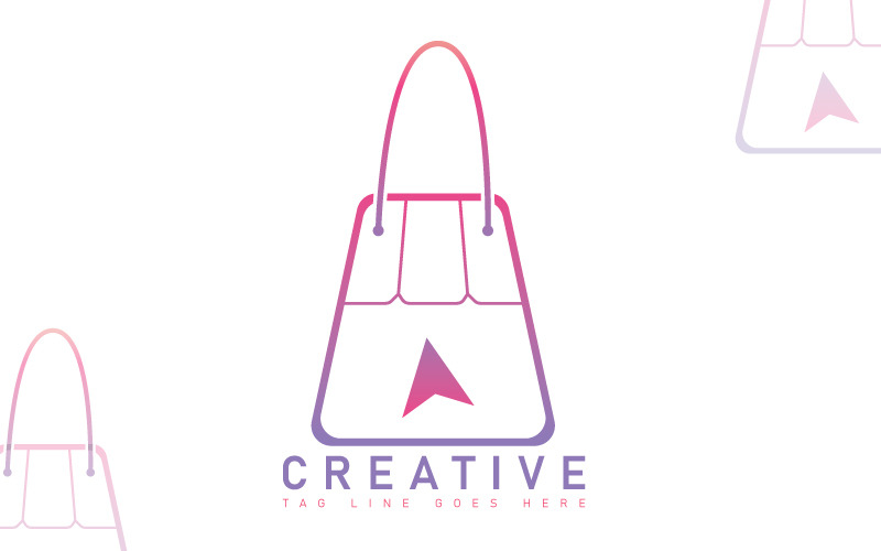 e commerce logo digital store template original