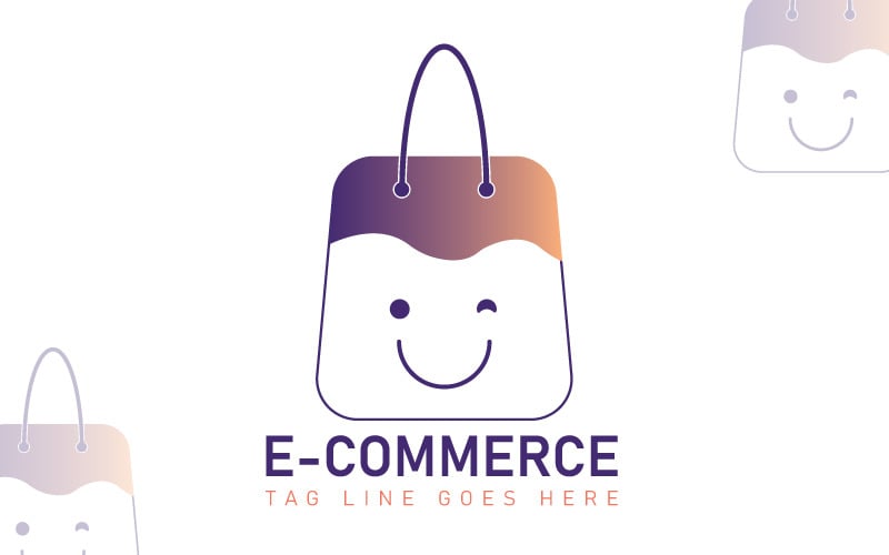 e commerce logo template online store template original