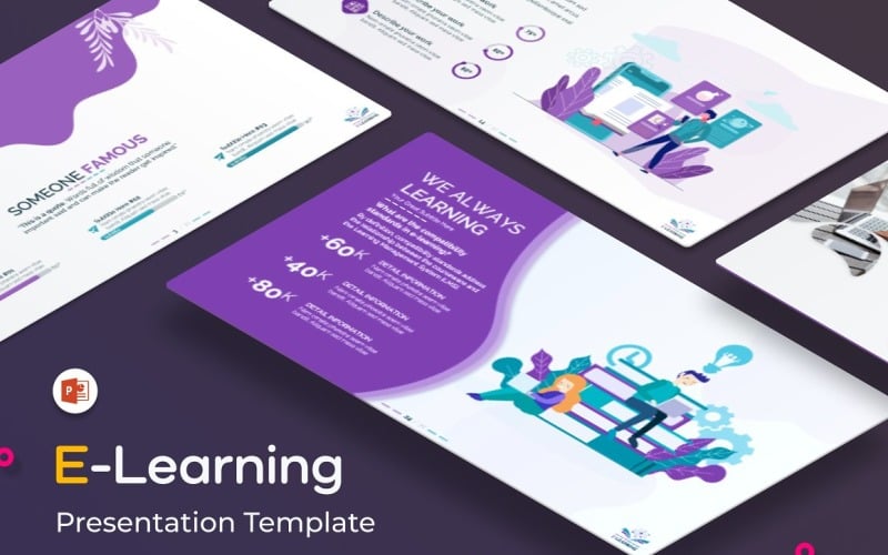 e learning presentation education ppt powerpoint template original