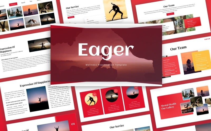 eager wellness multipurpose powerpoint template original