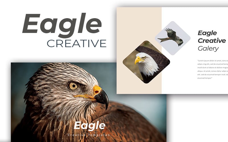 eagle creative powerpoint template original