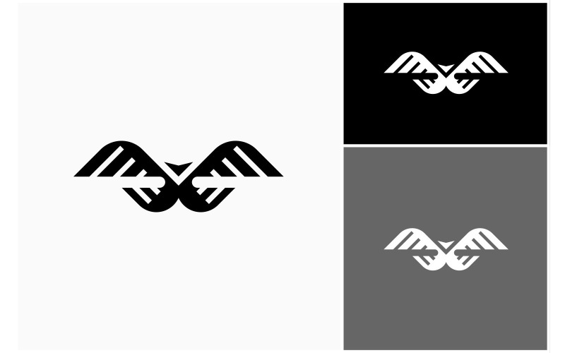eagle flying spread wing logo original