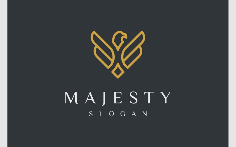 eagle hawk falcon luxury elegant logo original