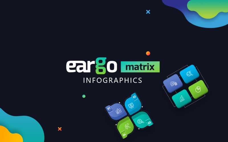 eargo matrix infographics powerpoint template original