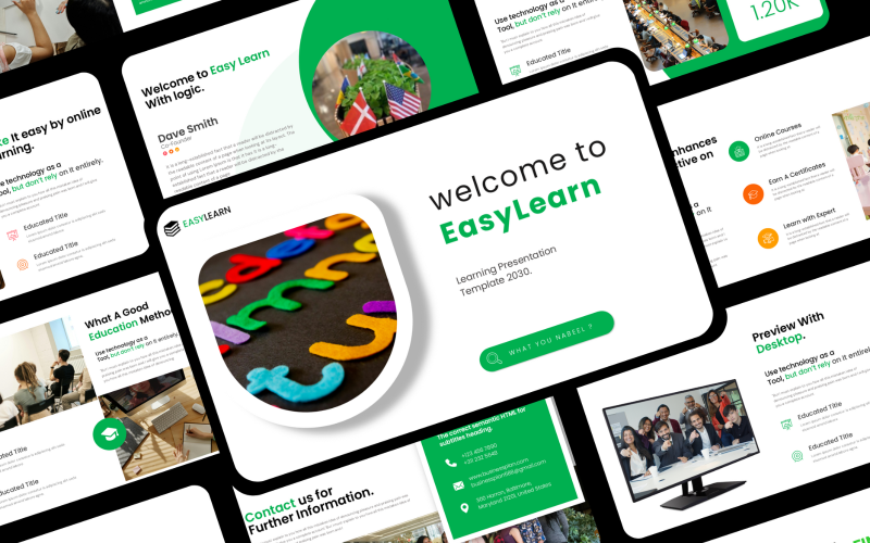 easylearn education presentation original