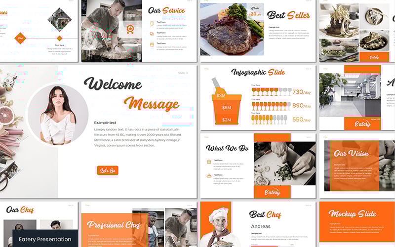 eatery powerpoint template original