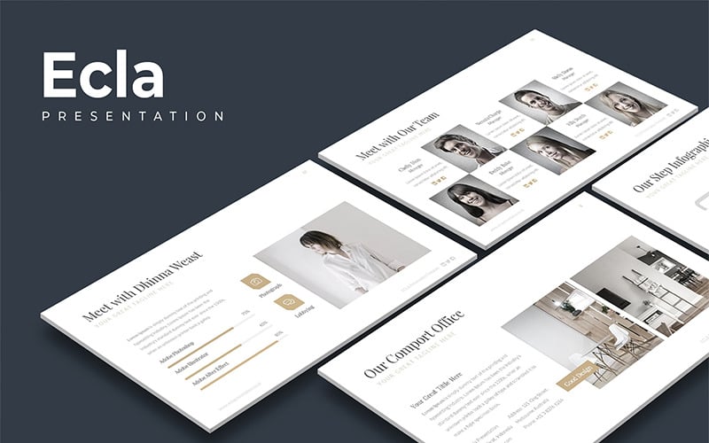 ecla powerpoint template original