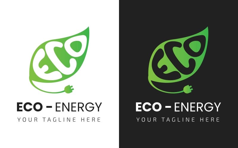 eco energy green energy envoirment friendly logo template original