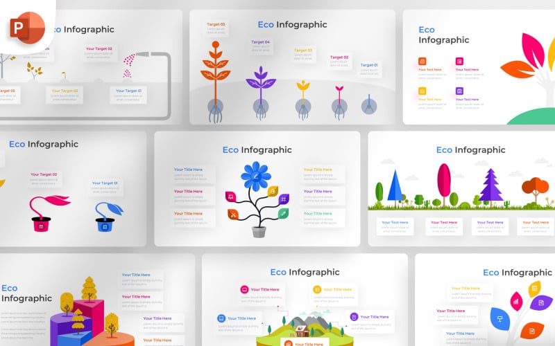 eco powerpoint infographic template original