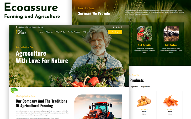 ecoassure eco farming amp agriculture html landing page original