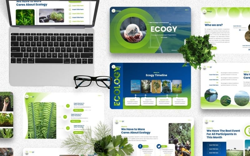 ecogy ecology amp environment powerpoint template original