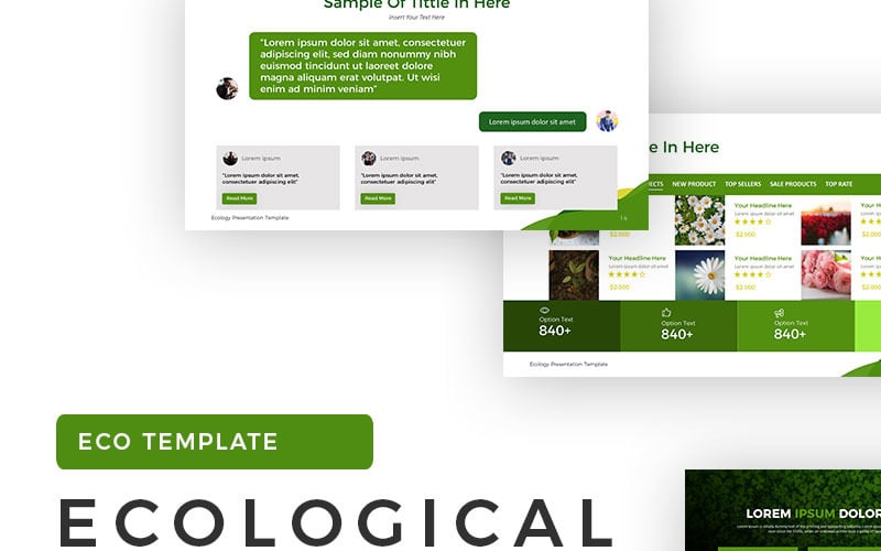 ecology presentation powerpoint template original
