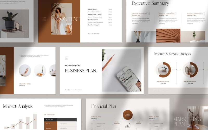 ecommerce business plan powerpoint original