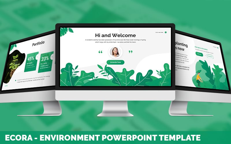 ecora environment powerpoint template original