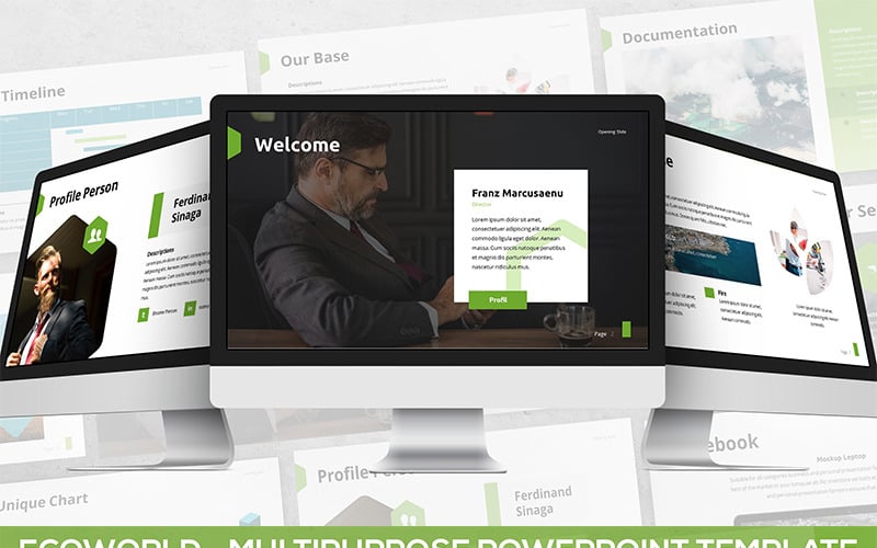 ecoworld multipurpose powerpoint template original