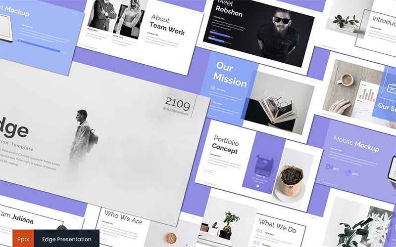edge powerpoint template original