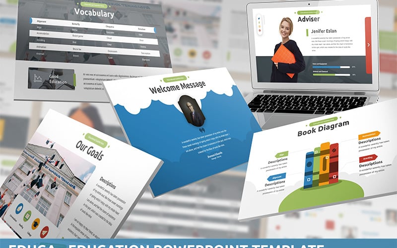 educa education powerpoint template original