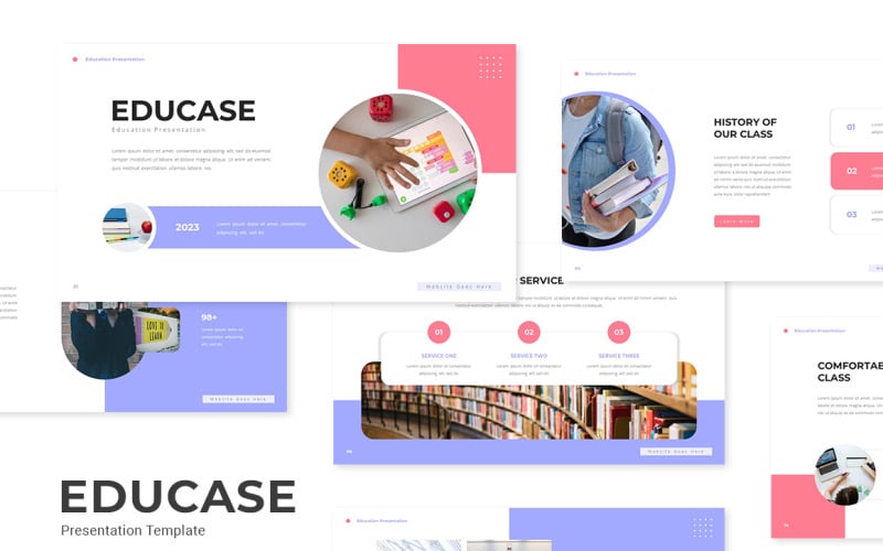 educase education powerpoint template original