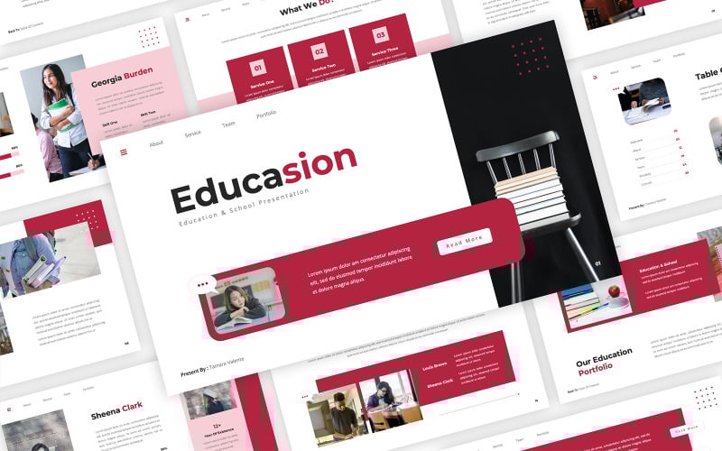 educasion education amp school powerpoint template original