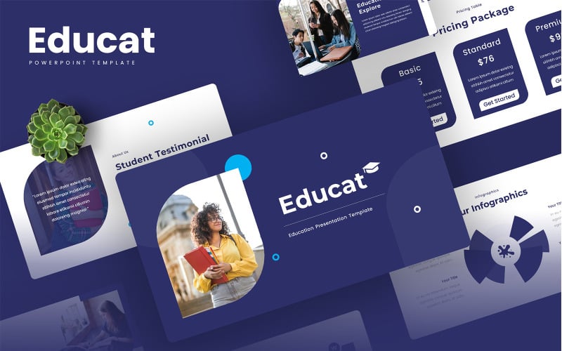 educat education powerpoint template original